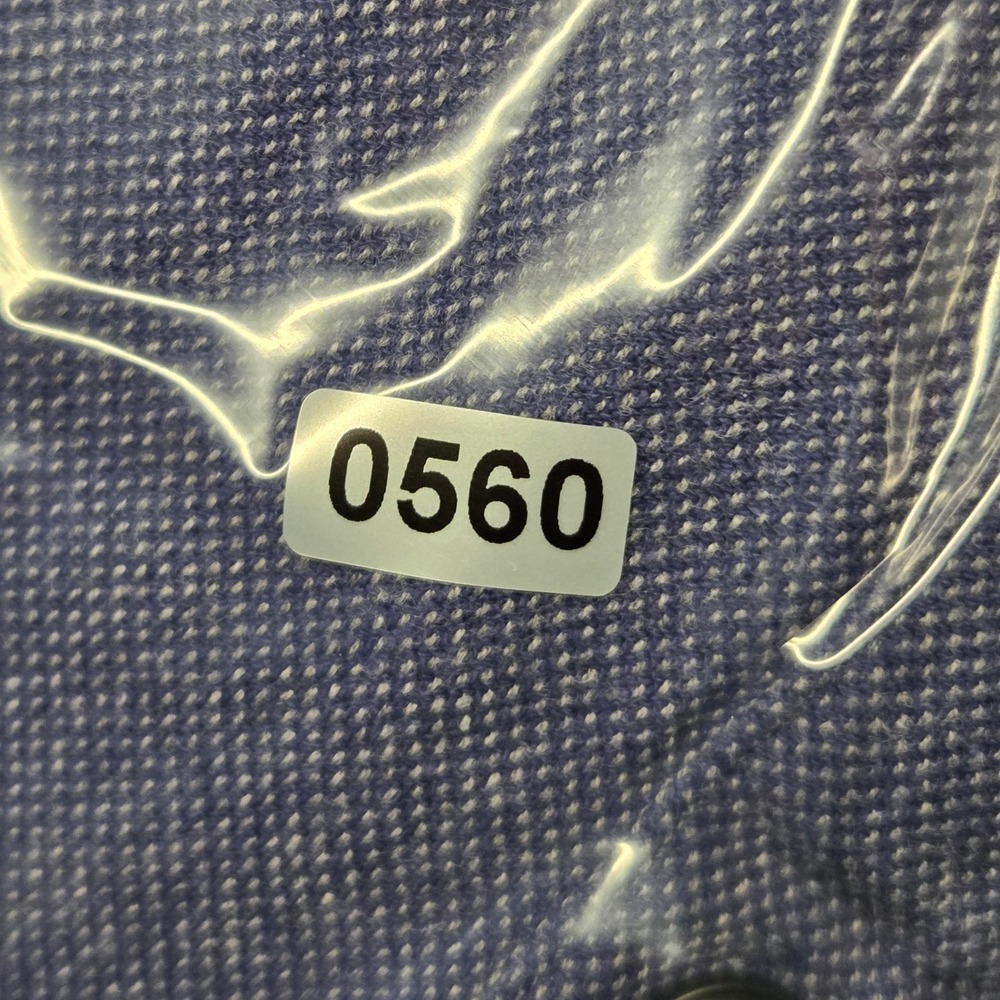 Steven Alan Shirt Mens L Made in USA Blue Oxford Textured Cotton Button Up - Picture 15 of 15